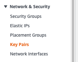 Key pair aws